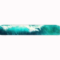 Ai Generated Waves Ocean Sea Tsunami Nautical Painting Small Bar Mat by Ravend