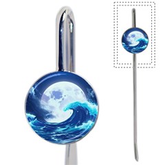 Ai Generated Waves Ocean Sea Tsunami Nautical Blue Book Mark by Ravend