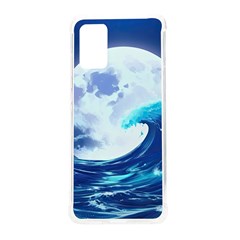 Ai Generated Waves Ocean Sea Tsunami Nautical Blue Samsung Galaxy S20plus 6 7 Inch Tpu Uv Case by Ravend