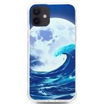 Ai Generated Waves Ocean Sea Tsunami Nautical Blue iPhone 12/12 Pro TPU UV Print Case Front