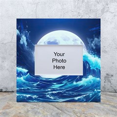 Ai Generated Waves Ocean Sea Tsunami Nautical Blue White Box Photo Frame 4  X 6  by Ravend