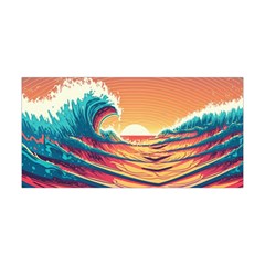 Ai Generated Waves Ocean Sea Tsunami Nautical Art Nature Yoga Headband by Ravend