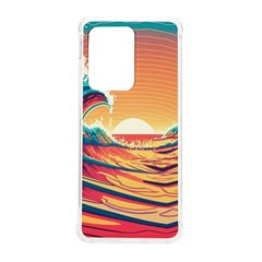 Ai Generated Waves Ocean Sea Tsunami Nautical Art Nature Samsung Galaxy S20 Ultra 6 9 Inch Tpu Uv Case by Ravend