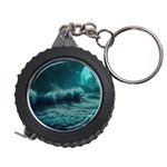 Ai Generated Waves Ocean Sea Tsunami Nautical Blue Sea Art Measuring Tape Front