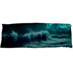 Ai Generated Waves Ocean Sea Tsunami Nautical Blue Sea Art Body Pillow Case Dakimakura (Two Sides) Front