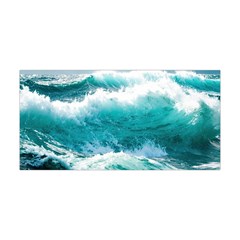 Ai Generated Waves Ocean Sea Tsunami Nautical Blue Sea Yoga Headband by Ravend