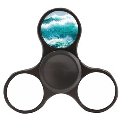 Ai Generated Waves Ocean Sea Tsunami Nautical Blue Sea Finger Spinner by Ravend