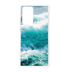 Ai Generated Waves Ocean Sea Tsunami Nautical Blue Sea Samsung Galaxy Note 20 Ultra Tpu Uv Case by Ravend