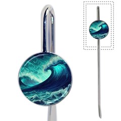 Ai Generated Waves Ocean Sea Tsunami Nautical Fantasy Book Mark by Ravend