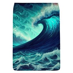 Ai Generated Waves Ocean Sea Tsunami Nautical Fantasy Removable Flap Cover (s) by Ravend