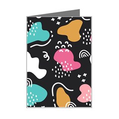 Art Pattern Design Background Print Mini Greeting Card