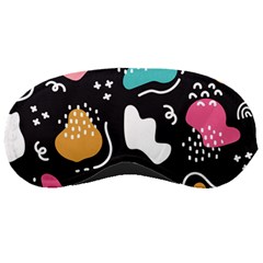 Art Pattern Design Background Print Sleeping Mask by Ravend