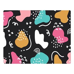 Art Pattern Design Background Print One Side Premium Plush Fleece Blanket (large) by Ravend