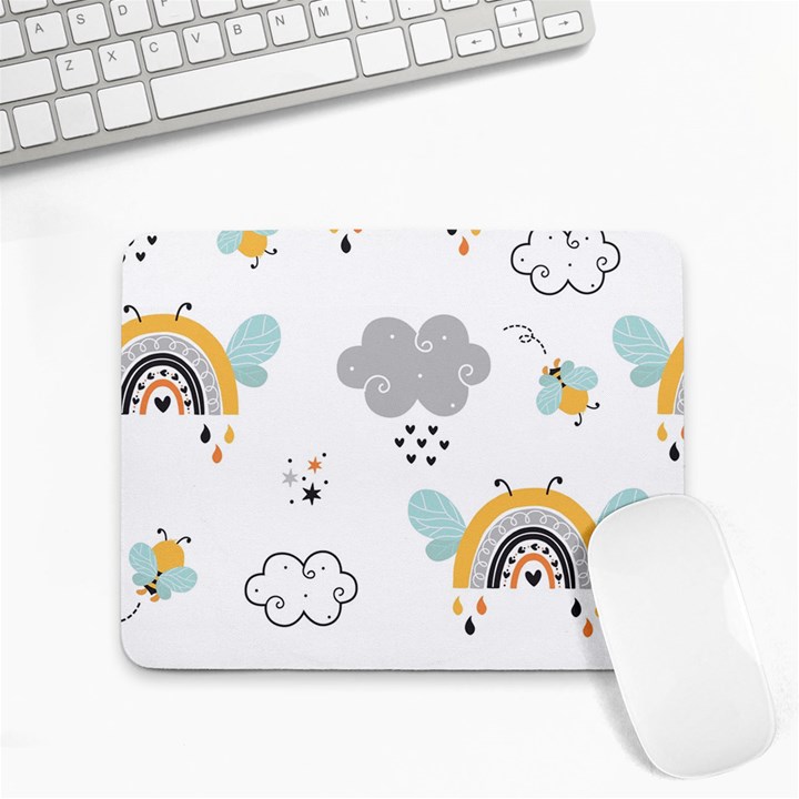 Art Pattern Design Wallpaper Background Print Small Mousepad