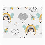 Art Pattern Design Wallpaper Background Print Small Glasses Cloth Front