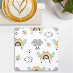 Art Pattern Design Wallpaper Background Print UV Print Square Tile Coaster  Front