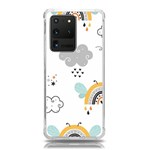 Art Pattern Design Wallpaper Background Print Samsung Galaxy S20 Ultra 6.9 Inch TPU UV Case Front