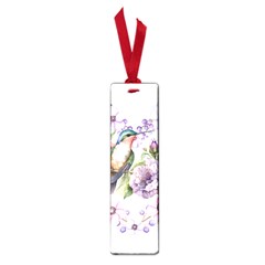 Hummingbird In Floral Heart Small Book Marks