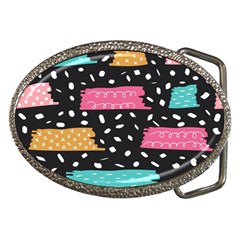 Art Pattern Design Wallpaper Background Print Patterns Belt Buckles