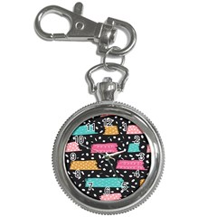 Art Pattern Design Wallpaper Background Print Patterns Key Chain Watches