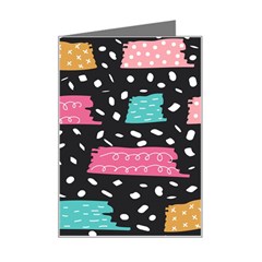 Art Pattern Design Wallpaper Background Print Patterns Mini Greeting Card