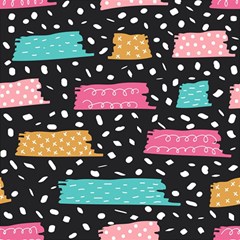 Art Pattern Design Wallpaper Background Print Patterns Play Mat (Square)