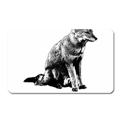 Foxy Lady Concept Illustration Magnet (rectangular) by dflcprintsclothing