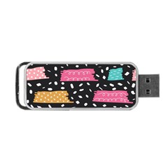 Art Pattern Design Wallpaper Background Print Patterns Portable USB Flash (Two Sides)