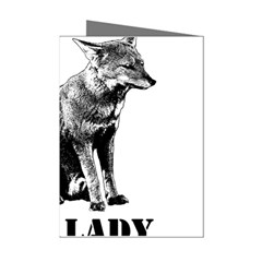 Foxy Lady Concept Illustration Mini Greeting Cards (pkg Of 8) by dflcprintsclothing