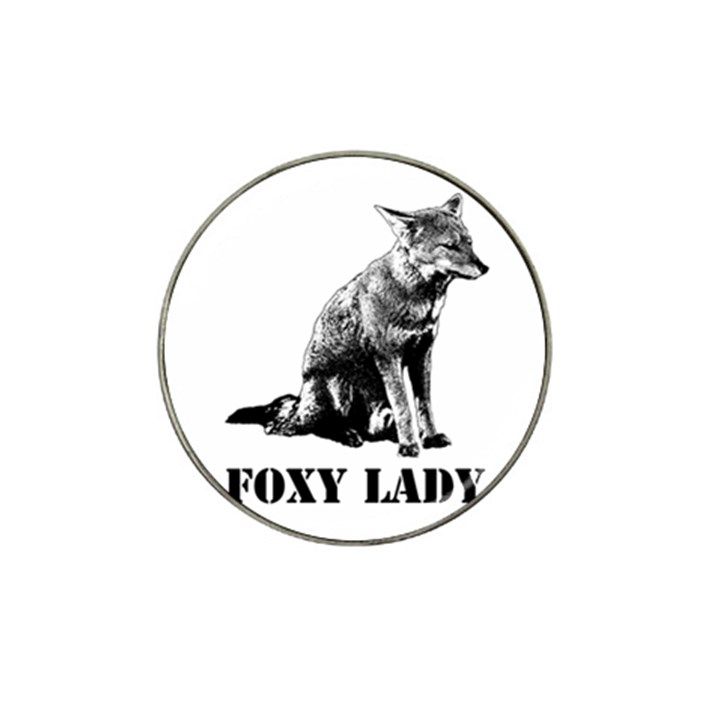 Foxy Lady Concept Illustration Hat Clip Ball Marker (4 pack)