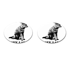 Foxy Lady Concept Illustration Cufflinks (oval) by dflcprintsclothing