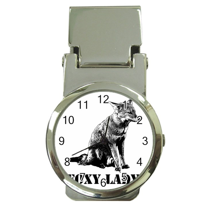 Foxy Lady Concept Illustration Money Clip Watches