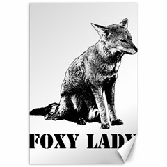 Foxy Lady Concept Illustration Canvas 24  X 36  by dflcprintsclothing