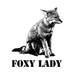 Foxy Lady Concept Illustration Play Mat (square) by dflcprintsclothing