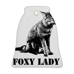 Foxy Lady Concept Illustration Bell Ornament (two Sides) by dflcprintsclothing