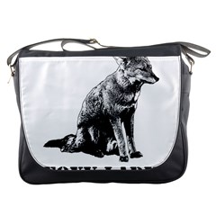 Foxy Lady Concept Illustration Messenger Bag by dflcprintsclothing