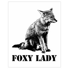 Foxy Lady Concept Illustration Drawstring Bag (small)