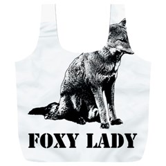 Foxy Lady Concept Illustration Full Print Recycle Bag (xxl) by dflcprintsclothing