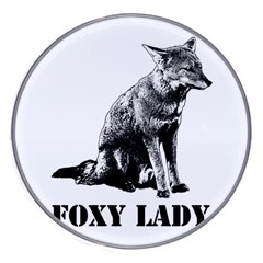 Foxy Lady Concept Illustration Wireless Fast Charger(white) by dflcprintsclothing