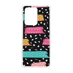 Art Pattern Design Wallpaper Background Print Patterns Samsung Galaxy S20 Ultra 6.9 Inch TPU UV Case