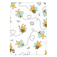 Bee Art Pattern Design Wallpaper Background Print Removable Flap Cover (s) by Ravend