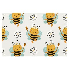 Art Bee Pattern Design Wallpaper Background Banner And Sign 6  X 4  by Ravend