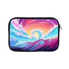 Ai Generated Waves Ocean Sea Tsunami Nautical Apple Ipad Mini Zipper Cases by Ravend