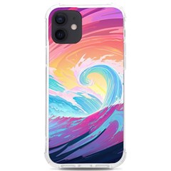 Ai Generated Waves Ocean Sea Tsunami Nautical Iphone 12/12 Pro Tpu Uv Print Case by Ravend