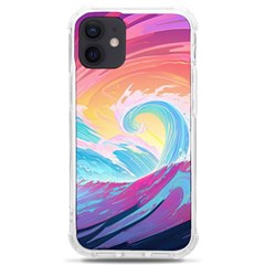 Ai Generated Waves Ocean Sea Tsunami Nautical Iphone 12 Mini Tpu Uv Print Case	 by Ravend