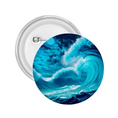 Ai Generated Waves Ocean Sea Tsunami Nautical Sea 2 25  Buttons by Ravend