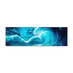 Ai Generated Waves Ocean Sea Tsunami Nautical Sea Sticker Bumper (100 Pack) by Ravend