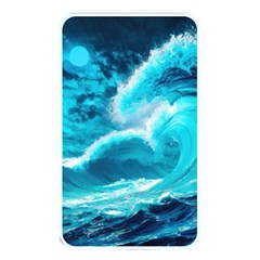 Ai Generated Waves Ocean Sea Tsunami Nautical Sea Memory Card Reader (rectangular) by Ravend