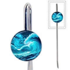 Ai Generated Waves Ocean Sea Tsunami Nautical Sea Book Mark by Ravend