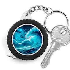 Ai Generated Waves Ocean Sea Tsunami Nautical Sea Measuring Tape by Ravend